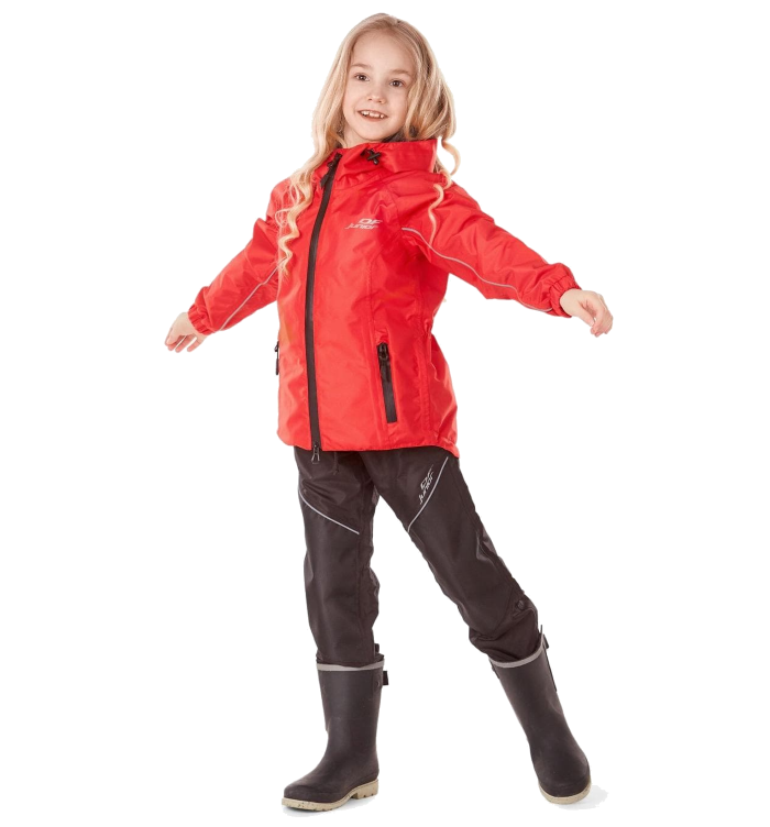 Детский дождевой костюм EVO KIDS красный