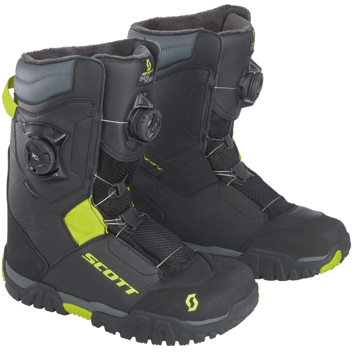 Ботинки мужские SCOTT Kulshan (Black / Safety Yellow)