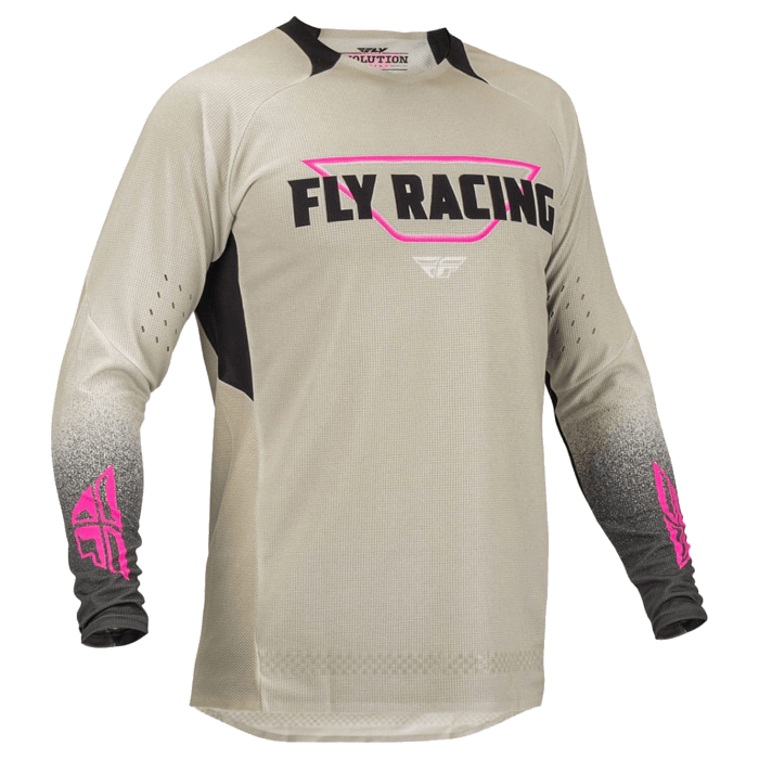 Джерси FLY RACING EVOLUTION DST (2023), светло-серый/черный