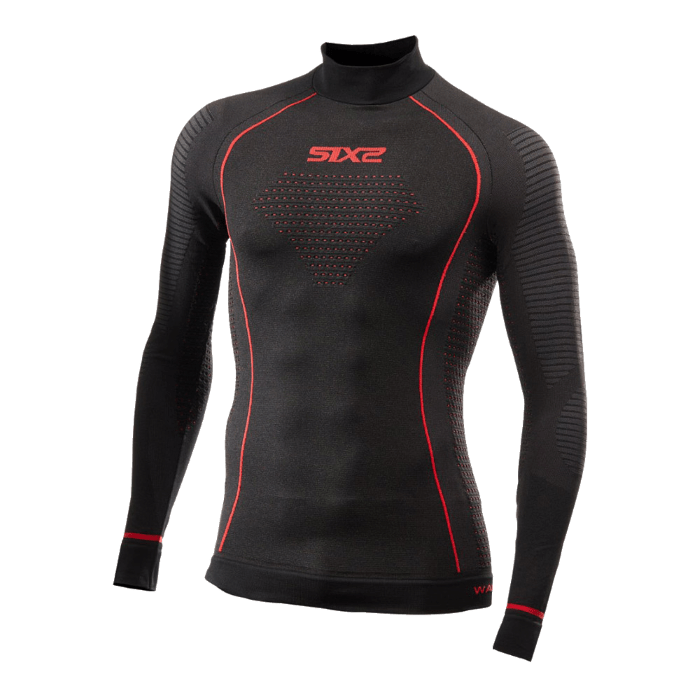 Термокофта SIXS TS3W CU Black/Red