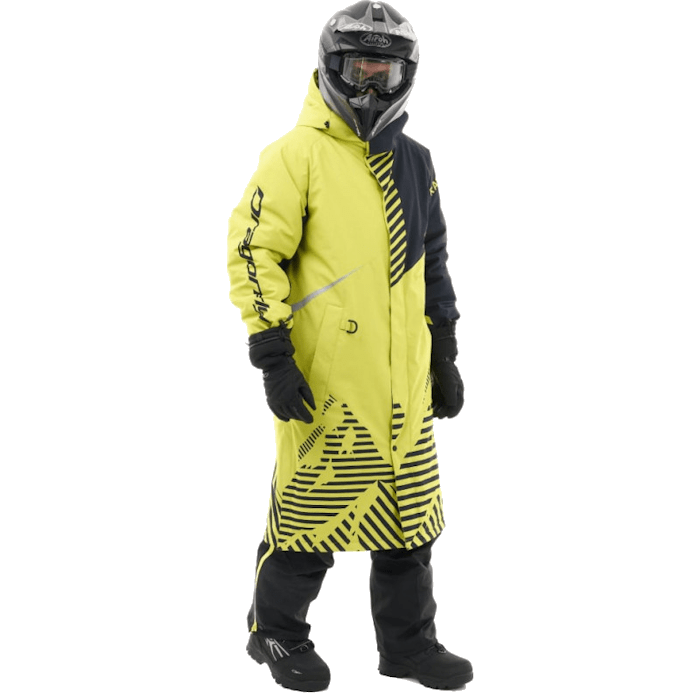 Плащ зимний RACE COAT Man Lime - Black