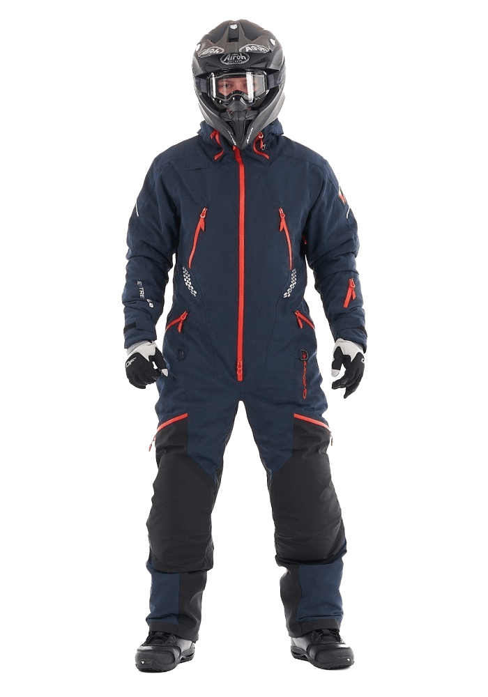 Комбинезон Dragonfly Extreme MAN Ink-Red утепленный