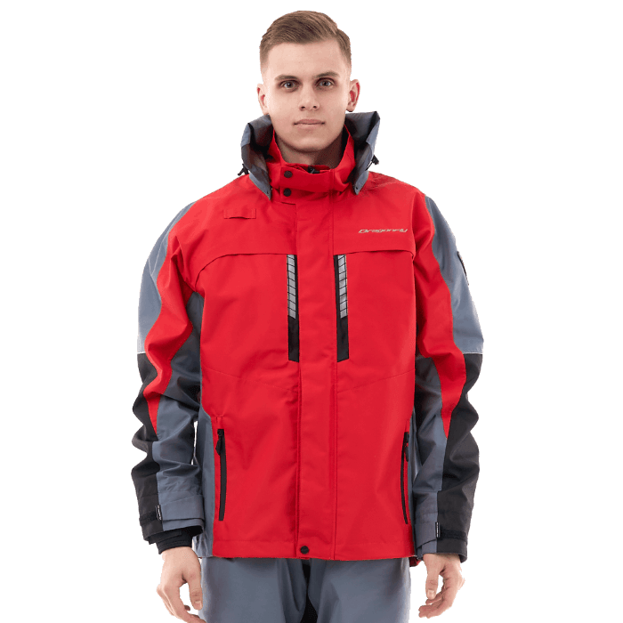 Мембранная куртка QUAD PRO Red - Grey 2024