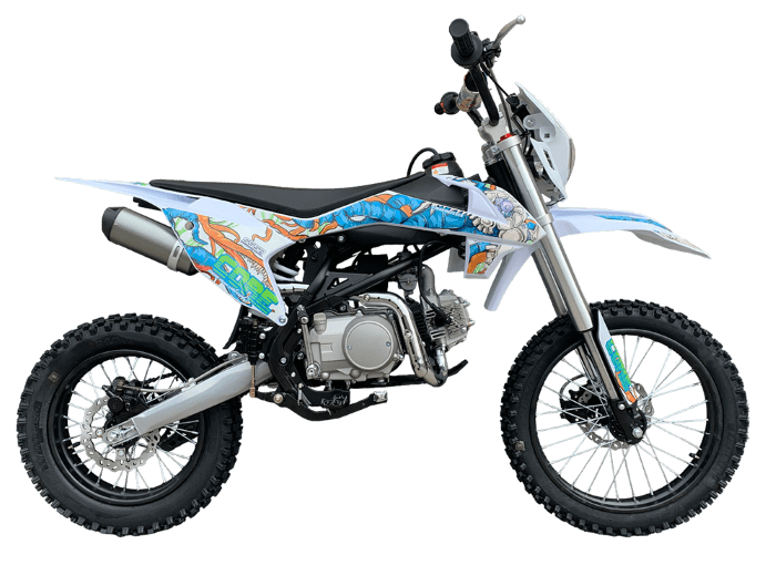 Питбайк SSSR CORE SA Blue White Monster (полуавтомат)