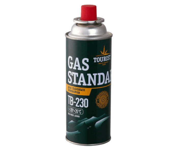Газ баллон TOURIST GAS STANDARD (TB-230) для портативных приборов