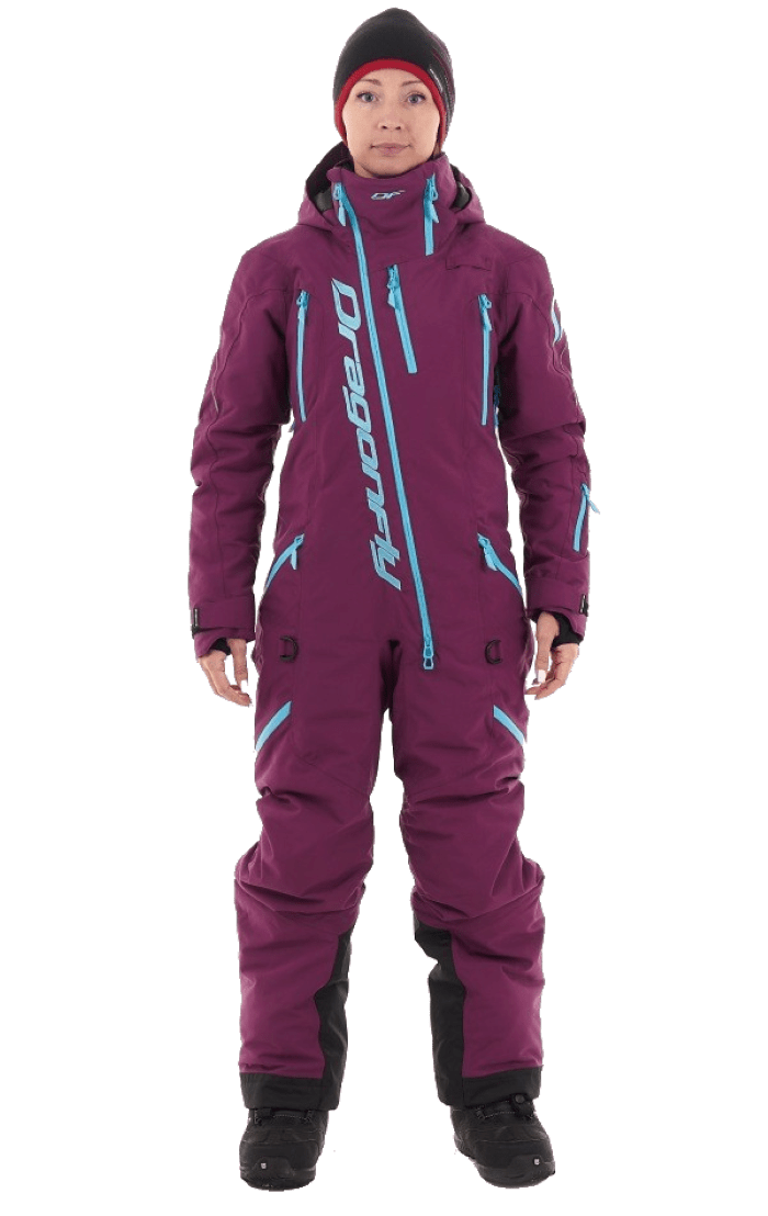 Комбинезон DF утепленный Extreme Woman Purple Sky (2024)
