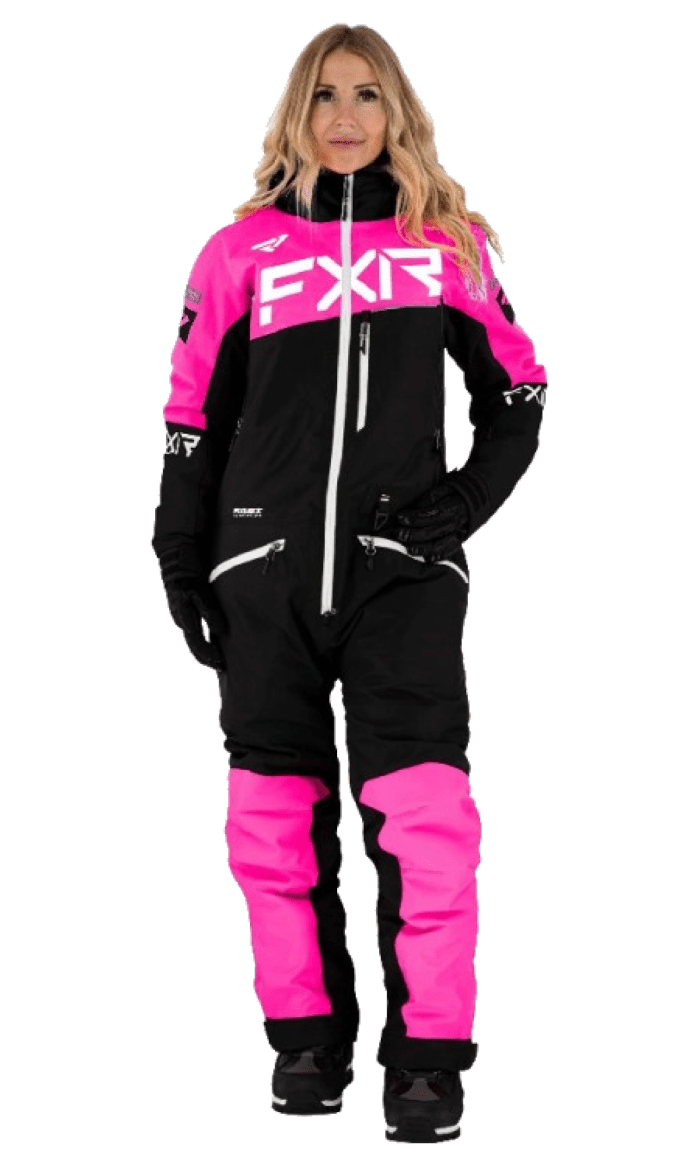 Комбинезон женский FXR Squadron с утеплителем (Black/Fuchsia/White)