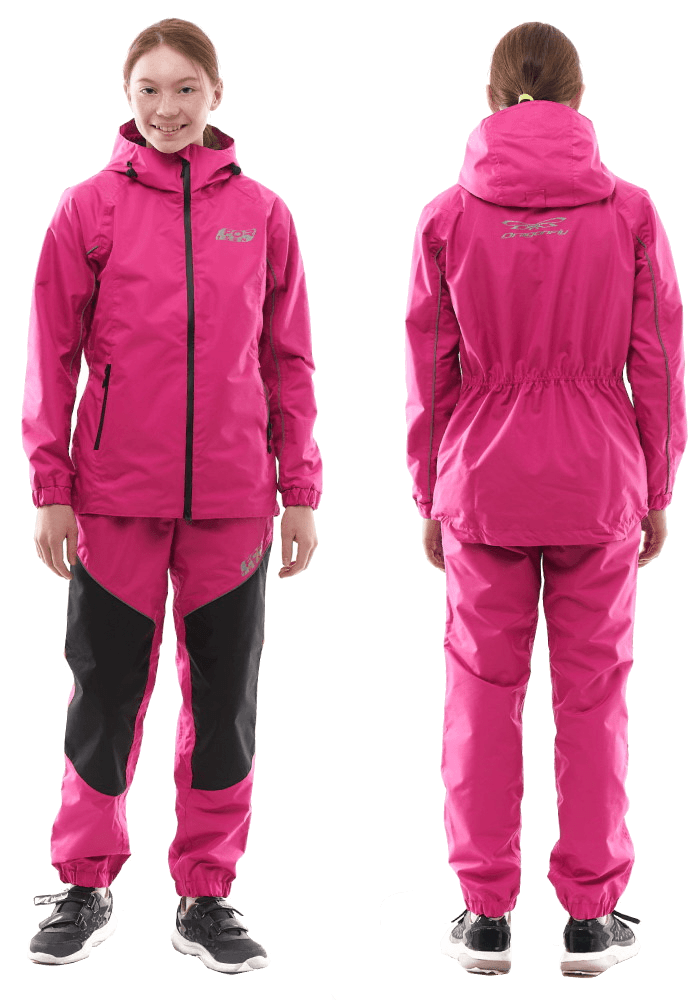 Комплект дождевой (куртка, брюки) EVO FOR TEEN PINK (мембрана)