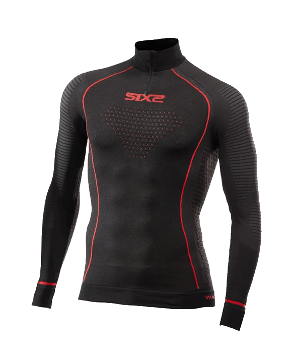 Термокофта SIXS TS13W CU Black/Red