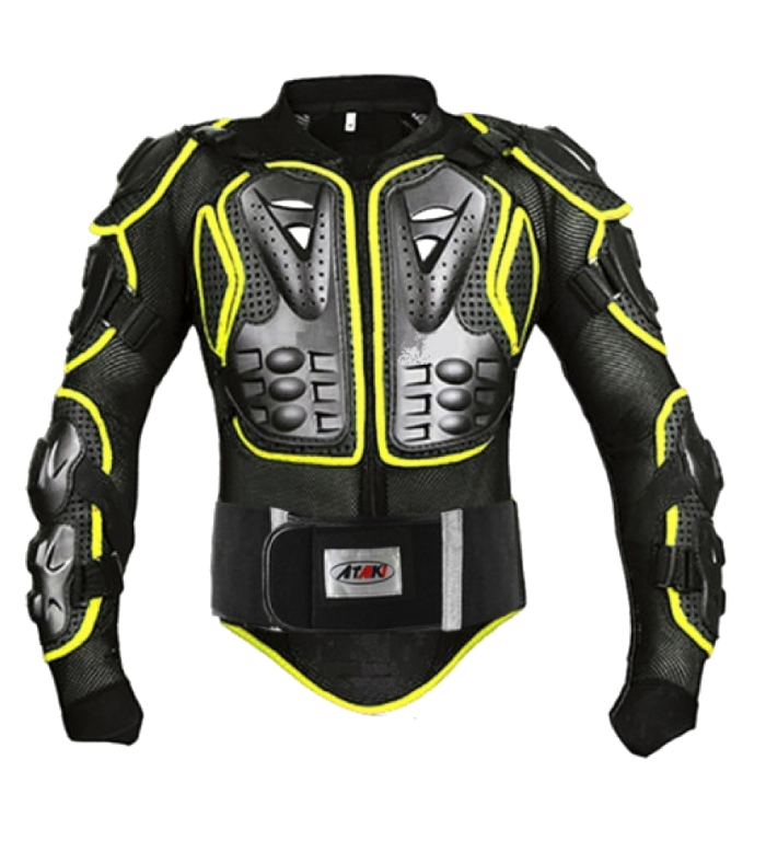 Черепаха защитная ATAKI SC-P114 черная/Hi-vis желтая