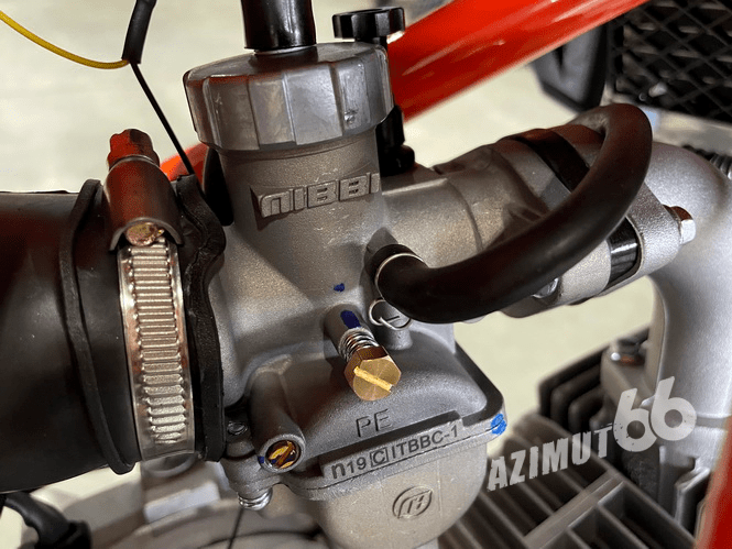 Питбайк KAYO Evolution YX140EM 17/14 KRZ (механ. сцепл., эл. стартер)