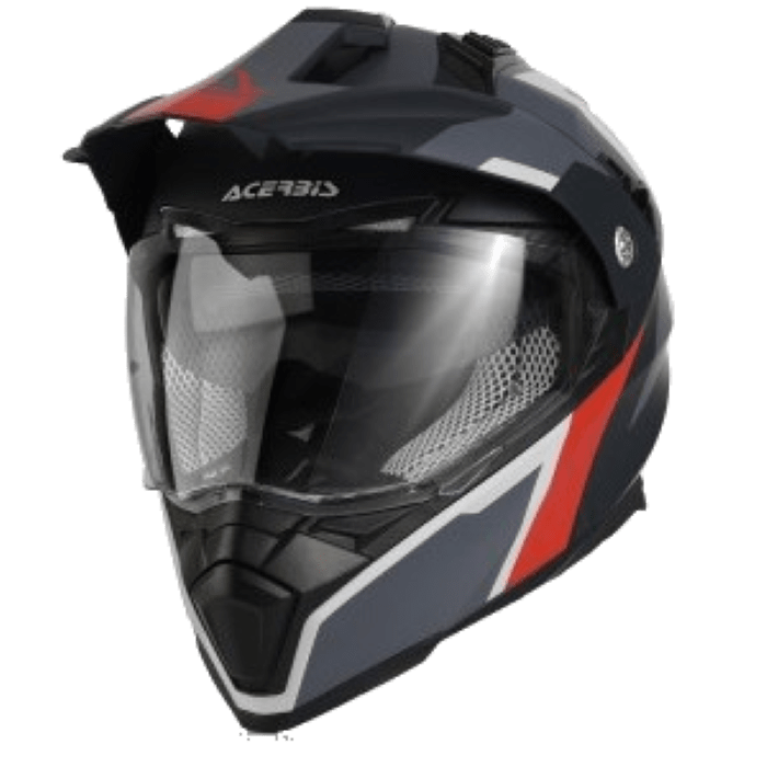 Шлем мотард Acerbis FLIP FS-606 Grey/Red