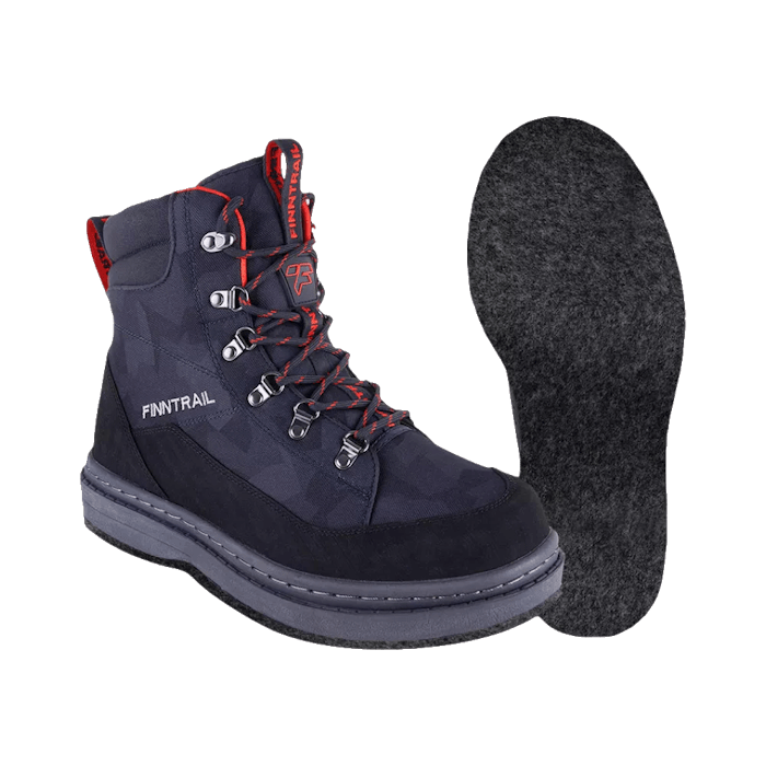 Ботинки Finntrail GREENWOOD CAMOSHADOWBLACK на войлочной подошве 5224