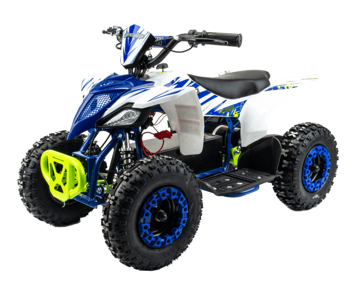 Детский электрический квадроцикл Motoland ATV E010 1000Вт синий