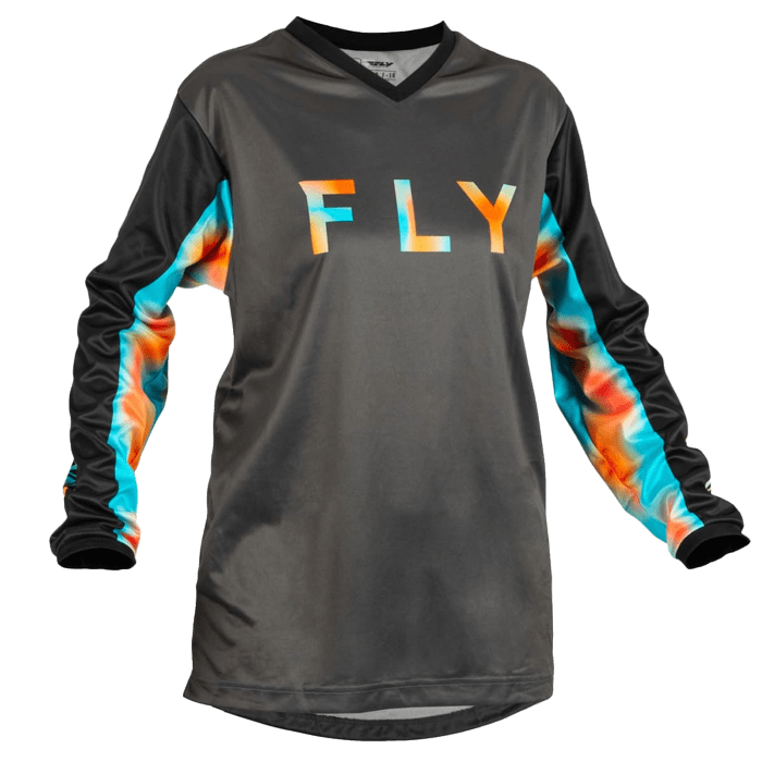 Джерси FLY RACING WOMEN'S F-16, серый/розовый/голубой