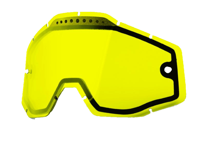 Линза 100% RC2/AC2/ST2 Replacement Lens Vented Dual Pane Yellow
