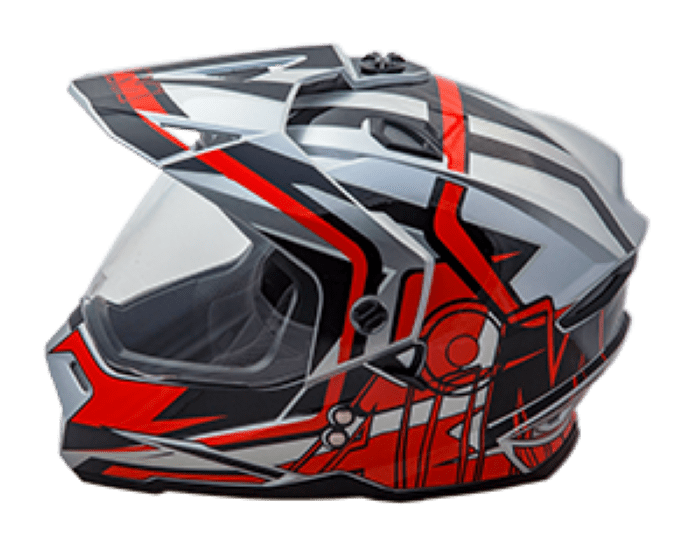 Шлем AiM JK802S Red/Grey/Black